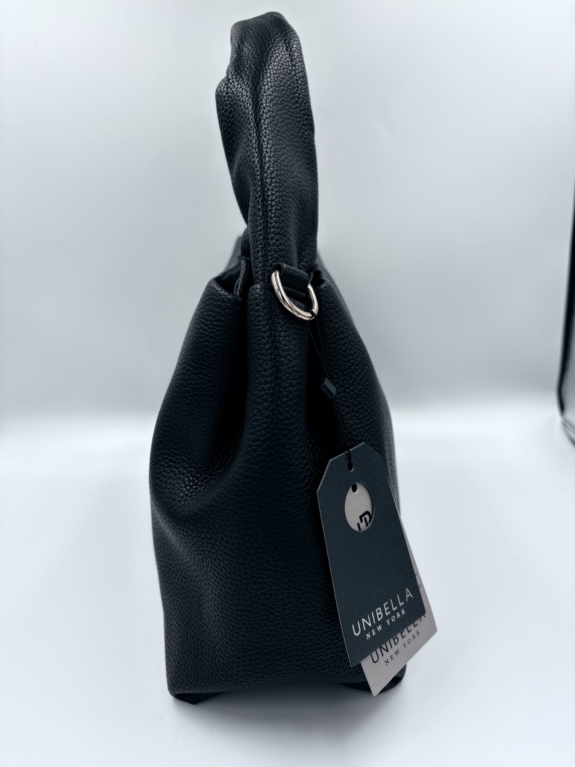 Torebka damska elegancka - czarna - obrazek 2